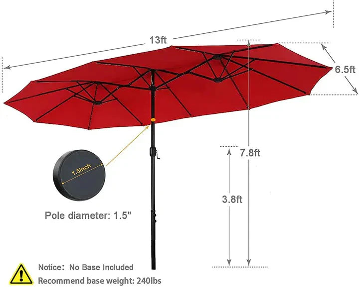 2025 Conjunto de mobiliario de jardín de 8 piezas con parasol, incluye 6 sillones giratorios con tela sling