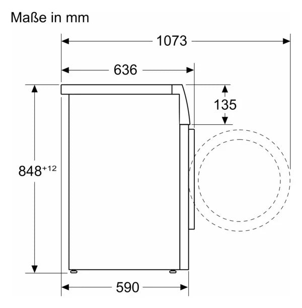 2025 Lavadora BOSCH WGG244F90 Serie 6 (Carga frontal, libre instalación, 9 kg, A, 1400 rpm)